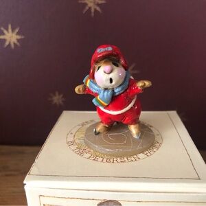 Wee Forest Folks Skater Mouse. 1979 Vintage.  Ms-8